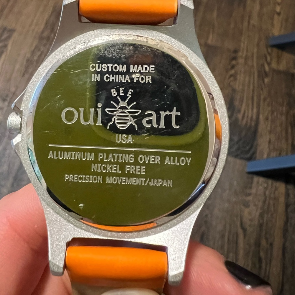 Orange watch